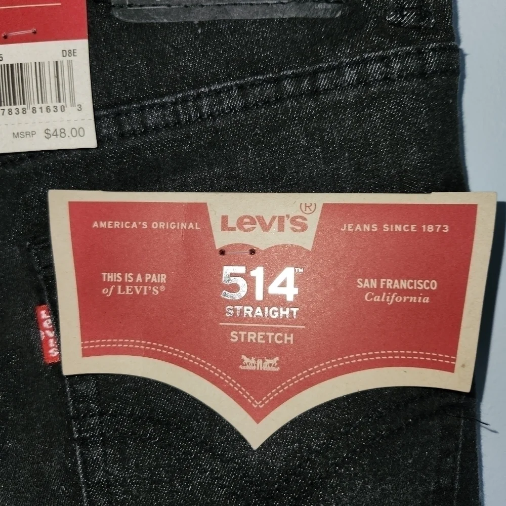 Levi's boys #514 straight jeans - Picture 7 of 7